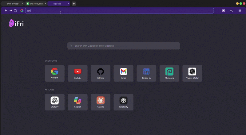 DiFri : Demo-Action gif